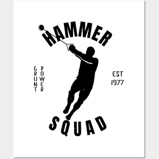 Mens Athletics Hammer Squad Athlete Gift Posters and Art